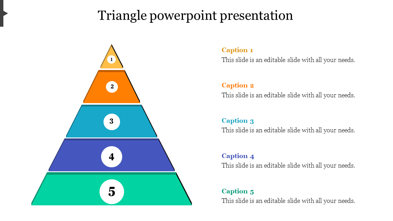 triangle powerpoint template